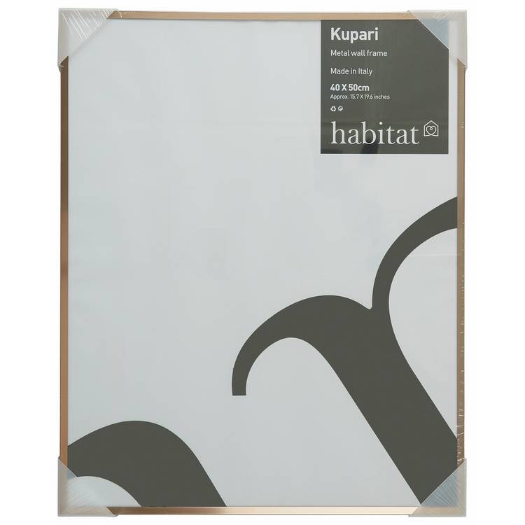 Habitat Kupari metallics picture frame 40x50cm, imported from the UK