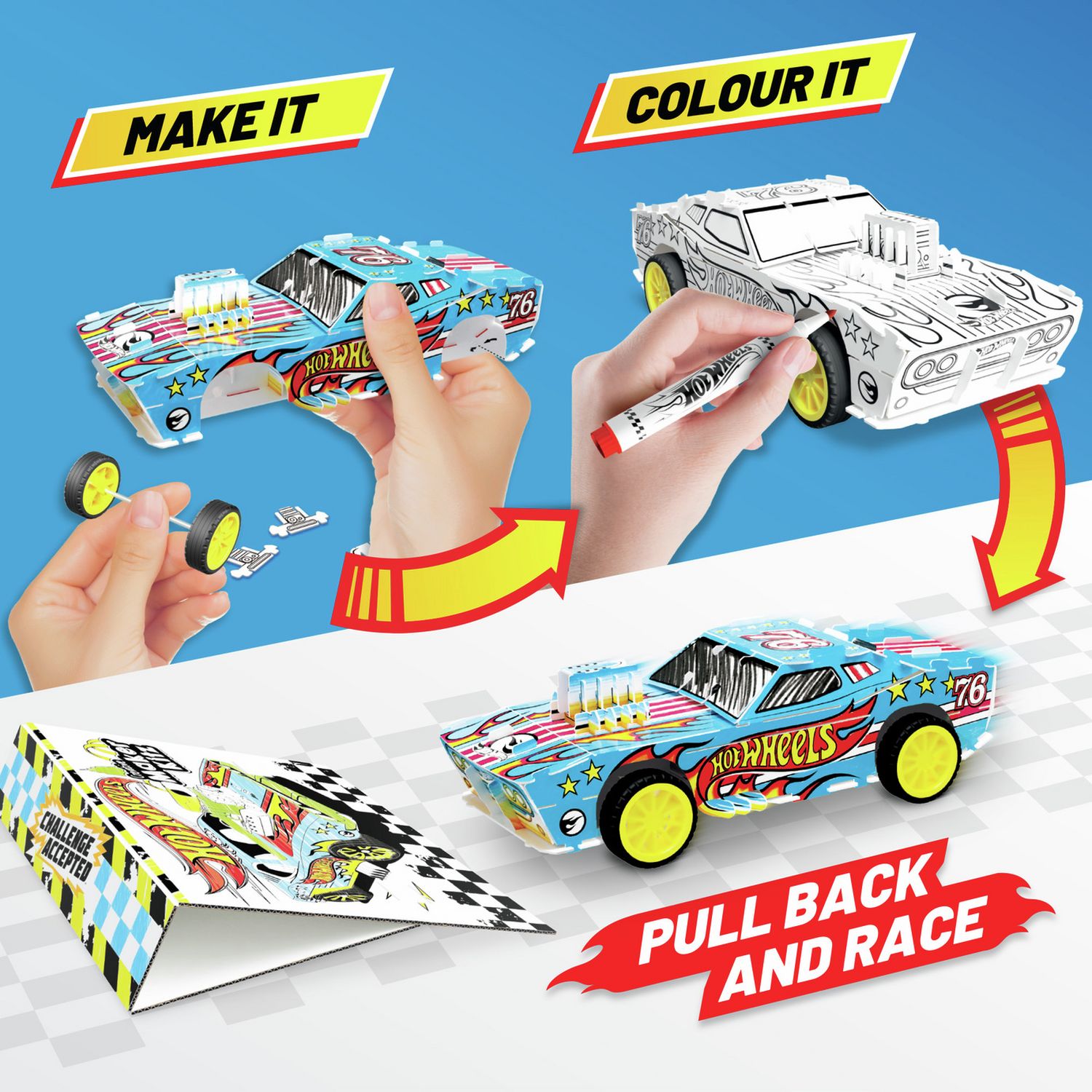 Hot Wheels Maker Kitz custom race kit, UK version