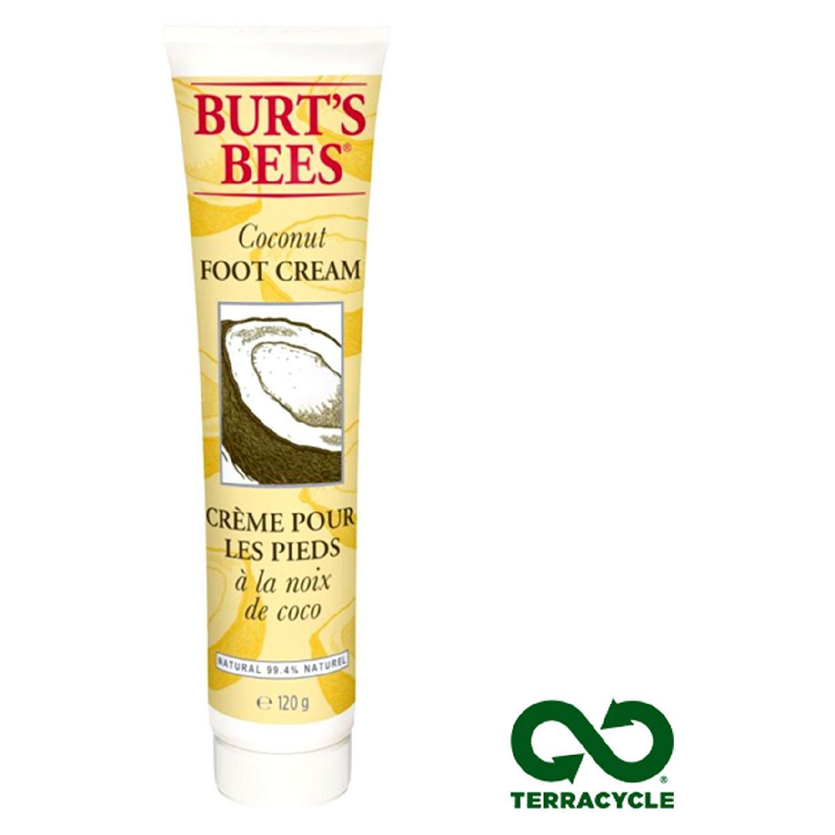 Burt's Bees Coconut Moisturising Foot Cream - 120g Tube GOODS Boots   