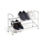 Argos Home 2 tier extending shoe rack chrome, UK version
