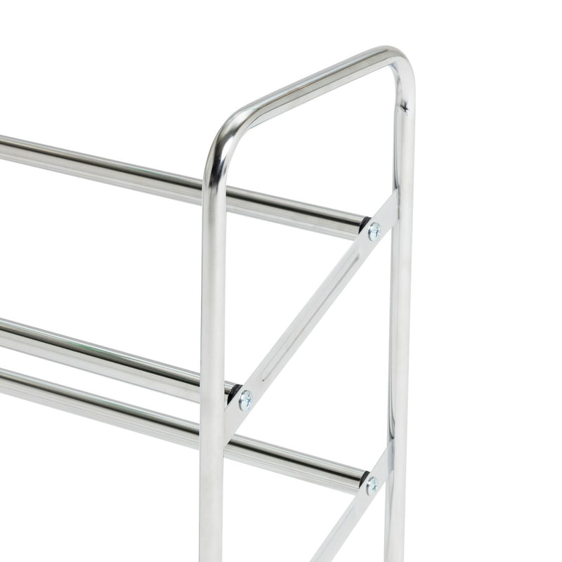 Argos Home 2 tier extending shoe rack chrome, UK version