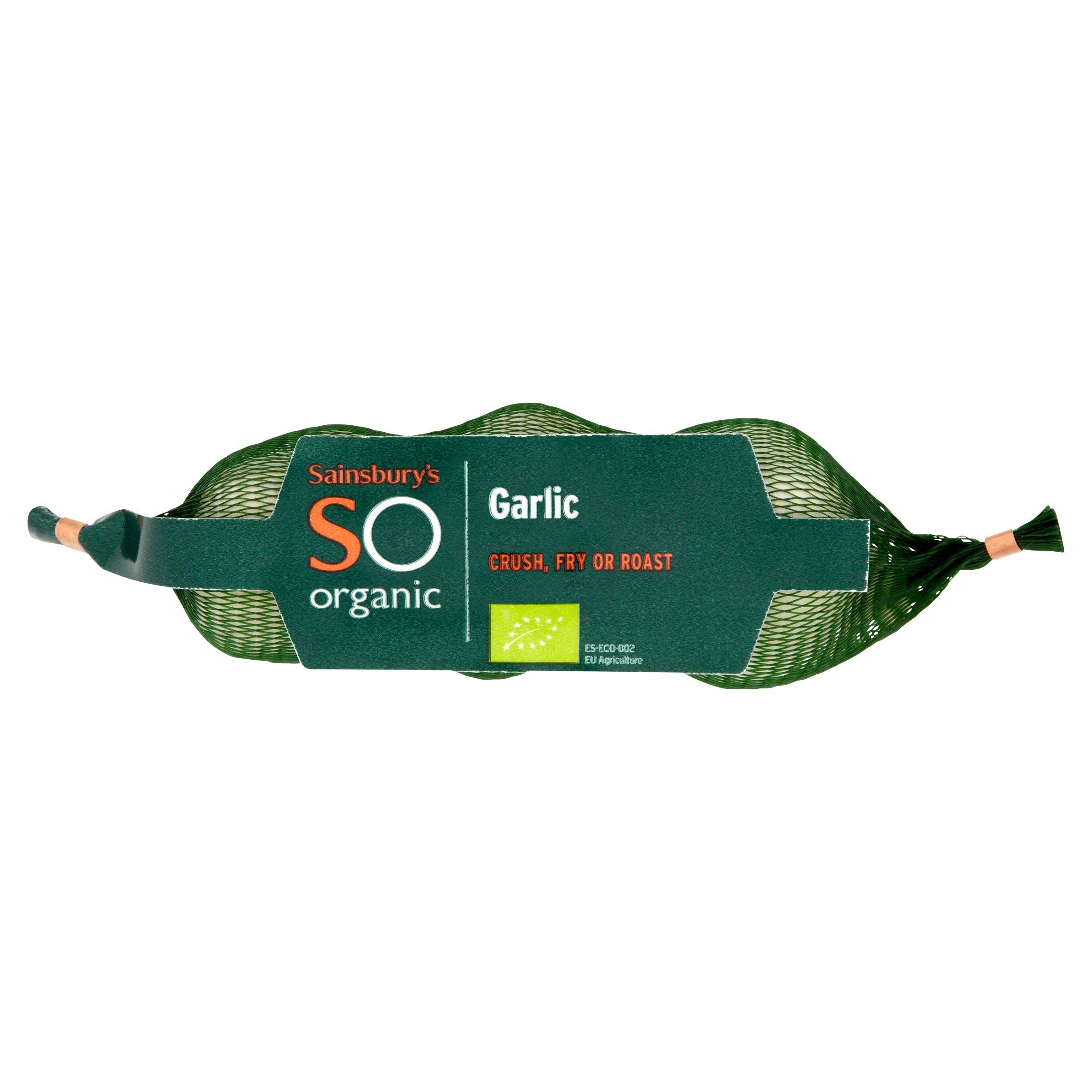 Sainsbury’s Garlic, So Organic Min x3 GOODS Sainsburys   