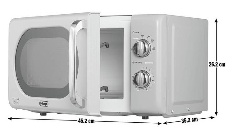 De'Longhi Argento Flora 800W Standard Microwave - Sage Green GOODS Argos