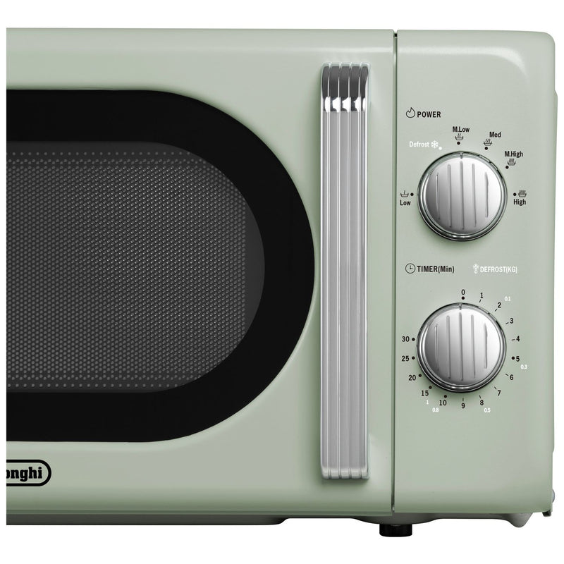 De'Longhi Argento Flora microwave sage green 20L, imported from the UK