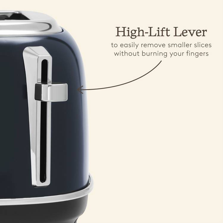 Haden Jersey 4 Slice Toaster Steel Blue, UK version