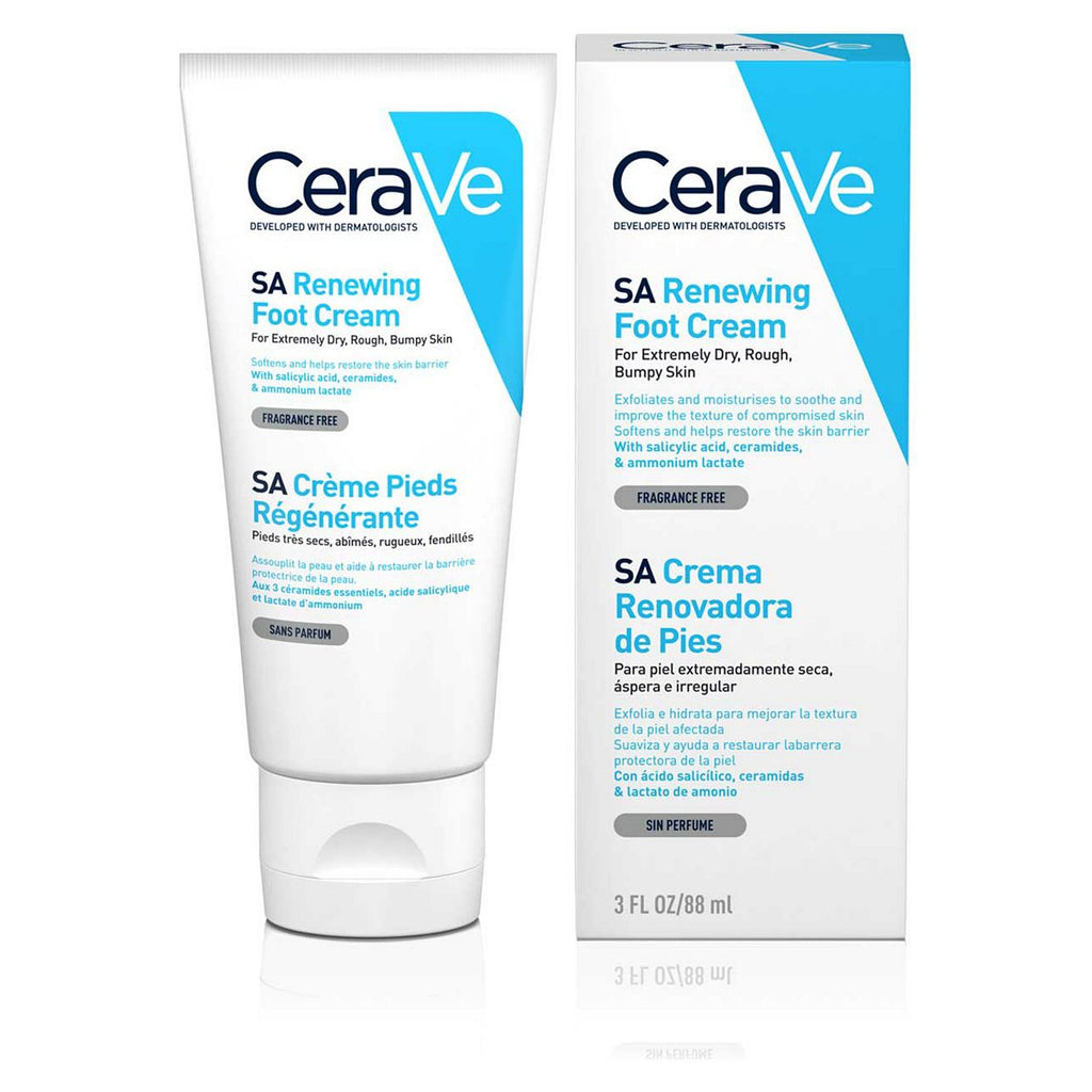 CeraVe SA Renewing Foot Cream with Salicylic Acid for Extremely Dry Rough & Bumpy Skin 88ml