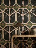 Harlequin Brocha Zamora Wallpaper in Beechwood Lagoon, 10m x 52cm
