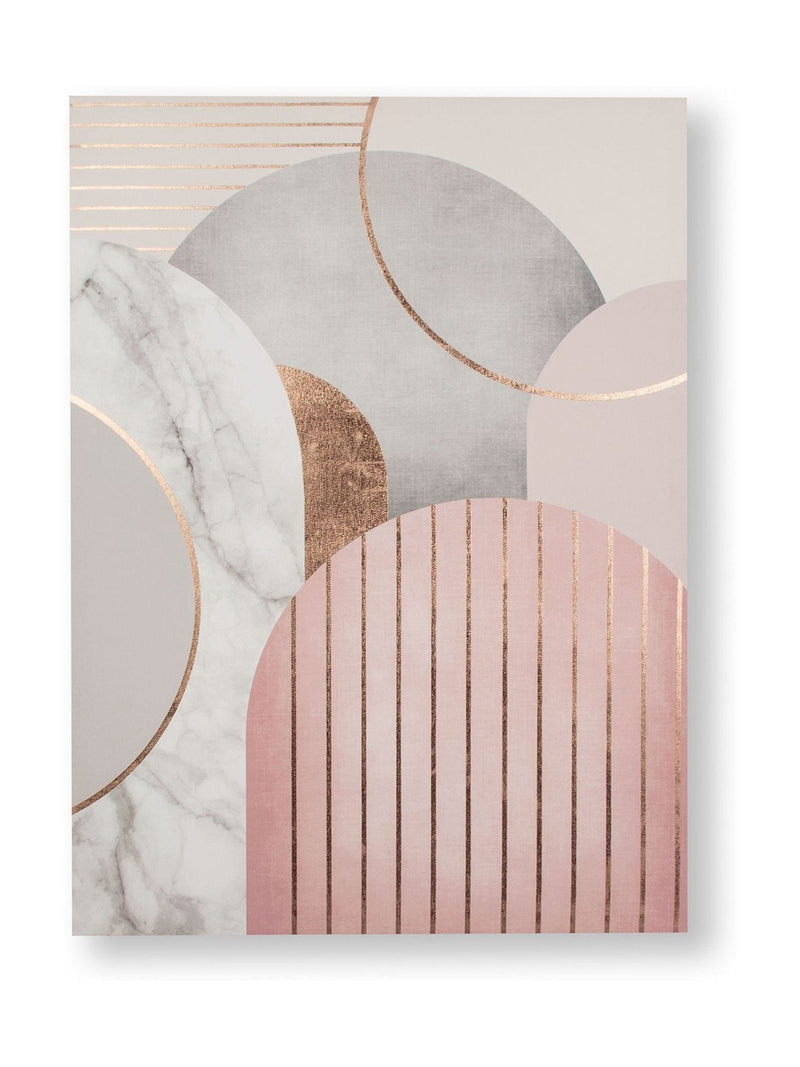 Art For The Home Pink Art Deco canvas 50x70cm - British product