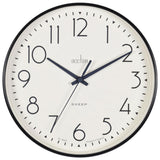 Acctim Earl sweep wall clock 25cm, UK version
