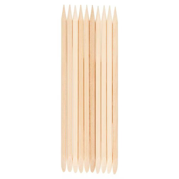 Superdrug wooden cuticle sticks 10 pack (British brand)