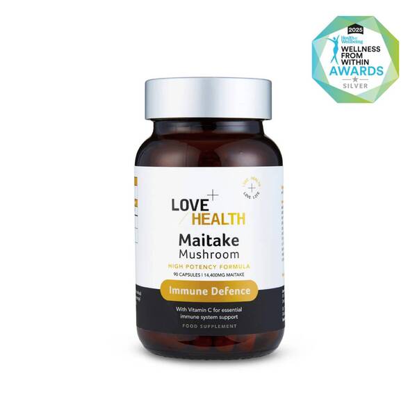 Love Health Immune Defense Maitake Mushroom Capsules 500mg, UK version