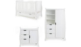 Obaby Stamford Luxe Sleigh 3 Piece Nursery Set - White GOODS Argos