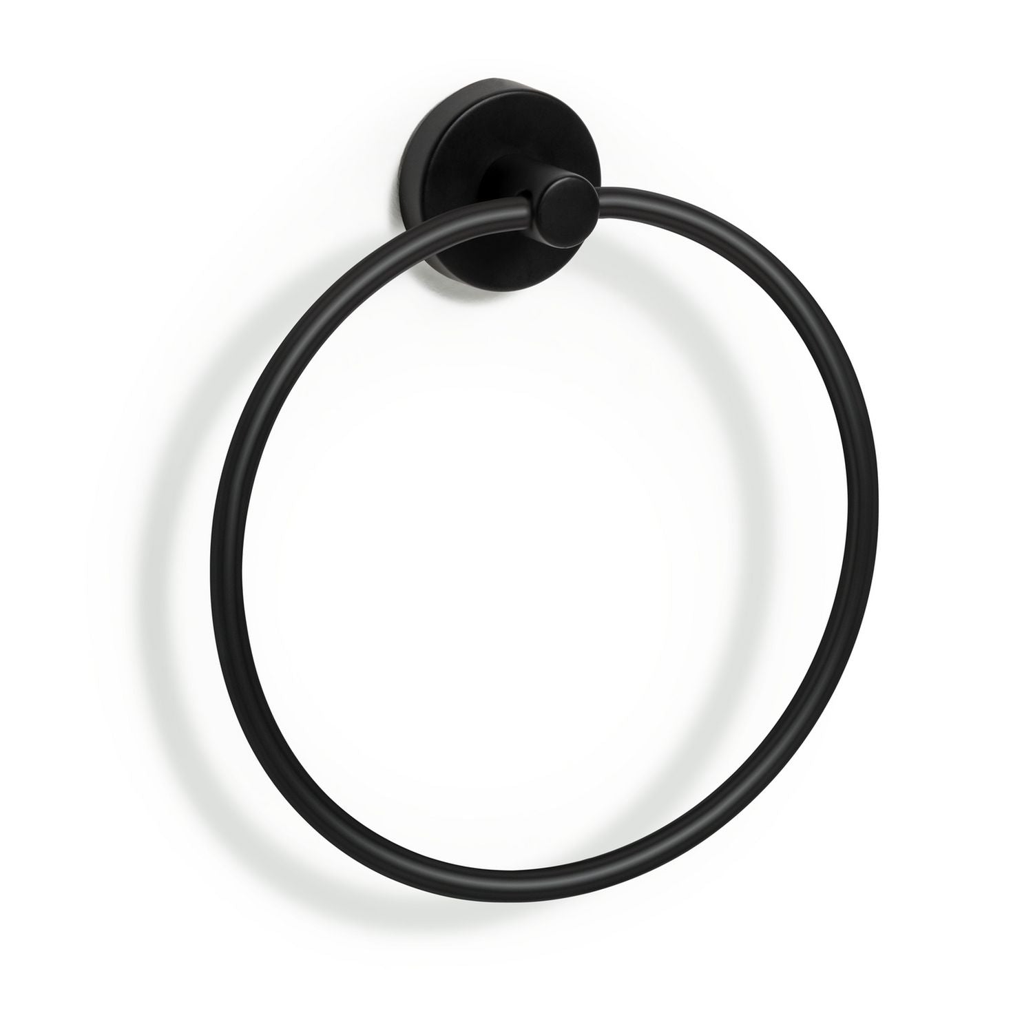 Habitat towel ring matt black wall mounted, UK version