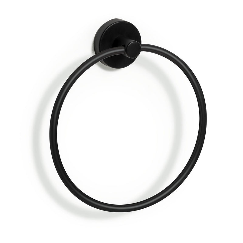 Habitat towel ring matt black wall mounted, UK version