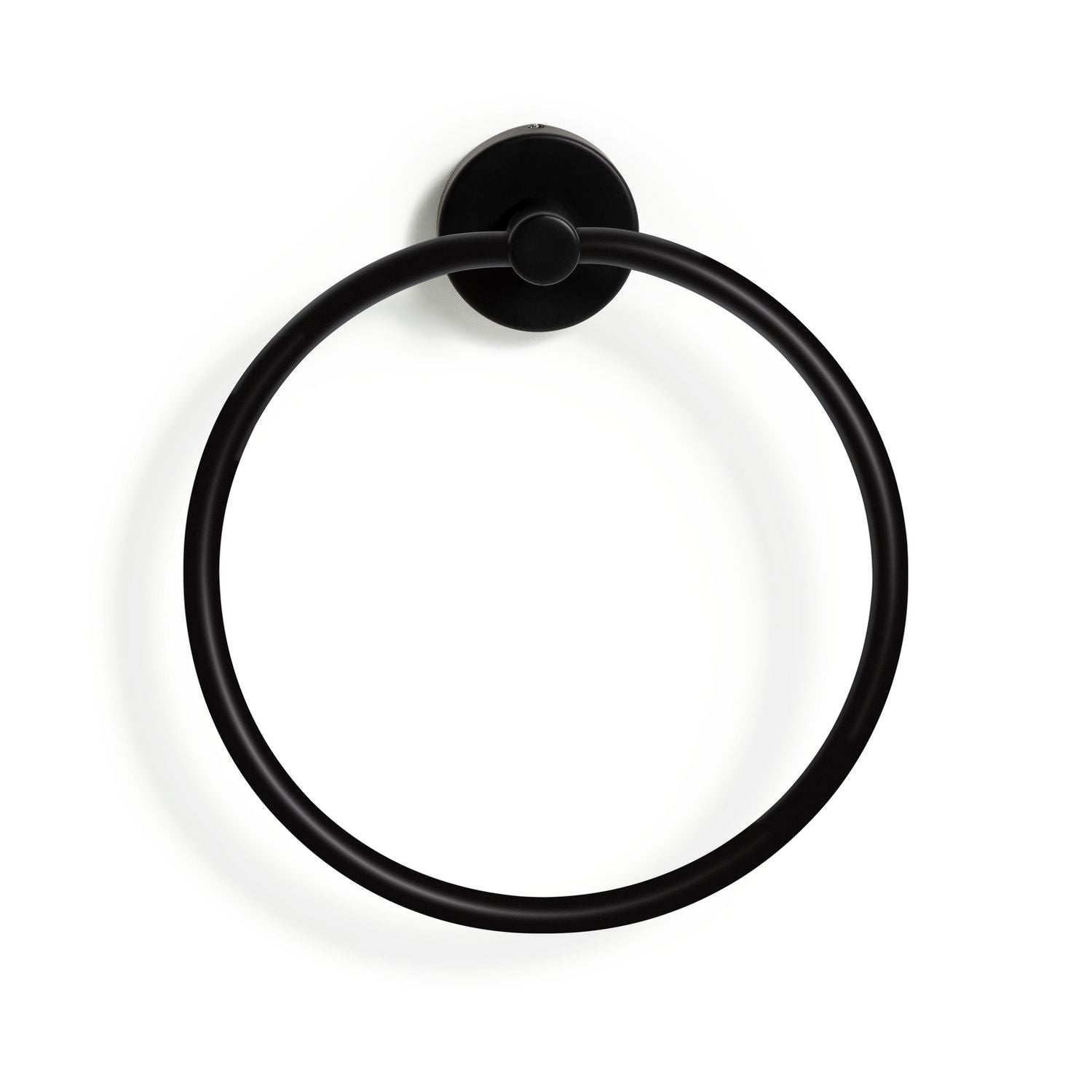 Habitat towel ring matt black wall mounted, UK version