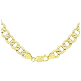 Revere 9ct yellow gold Italian diamond cut chain 22 inch, imported from the UK
