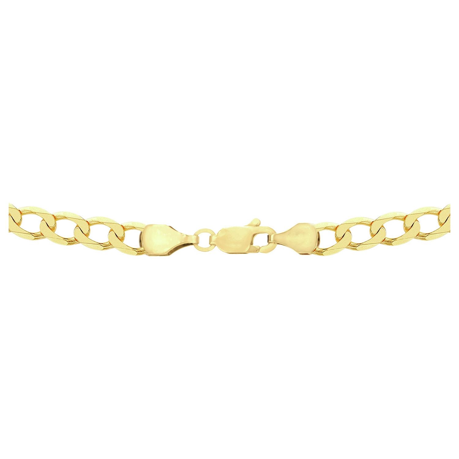 Revere 9ct yellow gold diamond cut chain 20in, imported from the UK