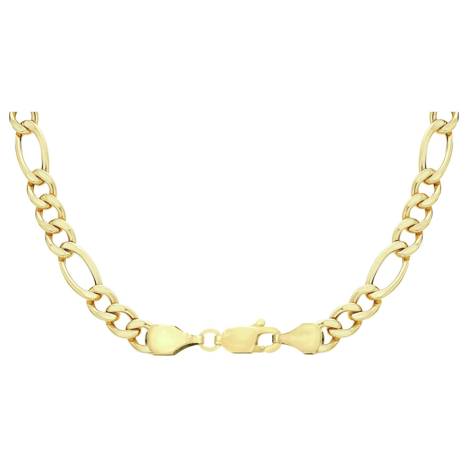 Revere 9ct yellow gold figaro chain 20 inch, imported from the UK