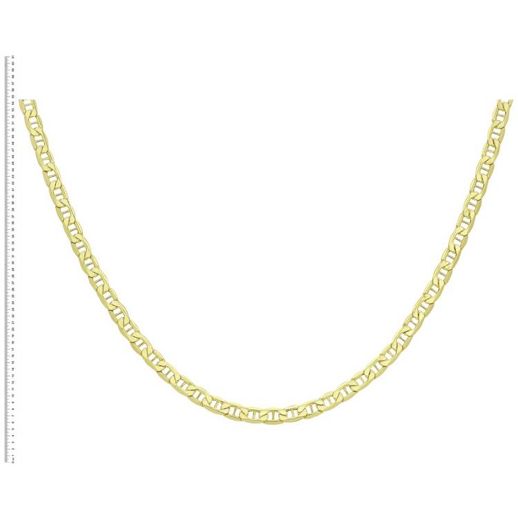 Revere 9ct yellow gold rambo chain 24 inch, imported from the UK