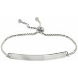 Revere sterling silver ID slider bracelet 25cm - British product