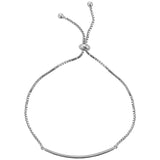 Revere sterling silver ID slider bracelet 25cm - British product