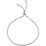 Revere sterling silver ID slider bracelet 25cm - British product