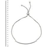 Revere sterling silver ID slider bracelet 25cm - British product