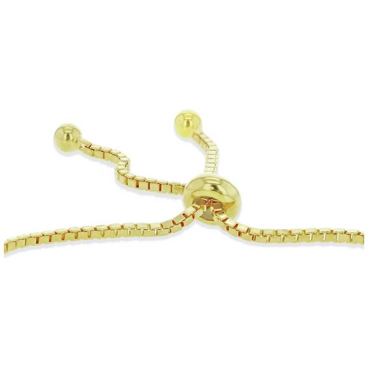 Revere 18ct gold plated sterling silver ID bracelet, UK version