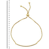 Revere 18ct gold plated sterling silver ID bracelet, UK version