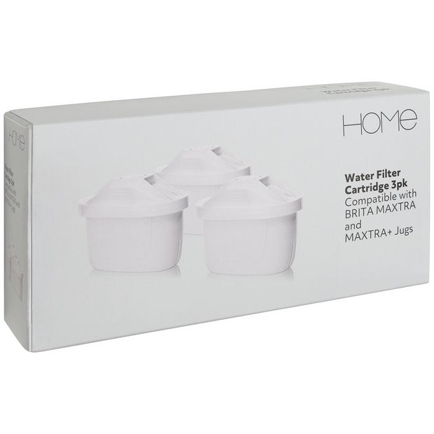 Argos Home water filter cartridges Maxtra+ pack of 3, imported from the UK