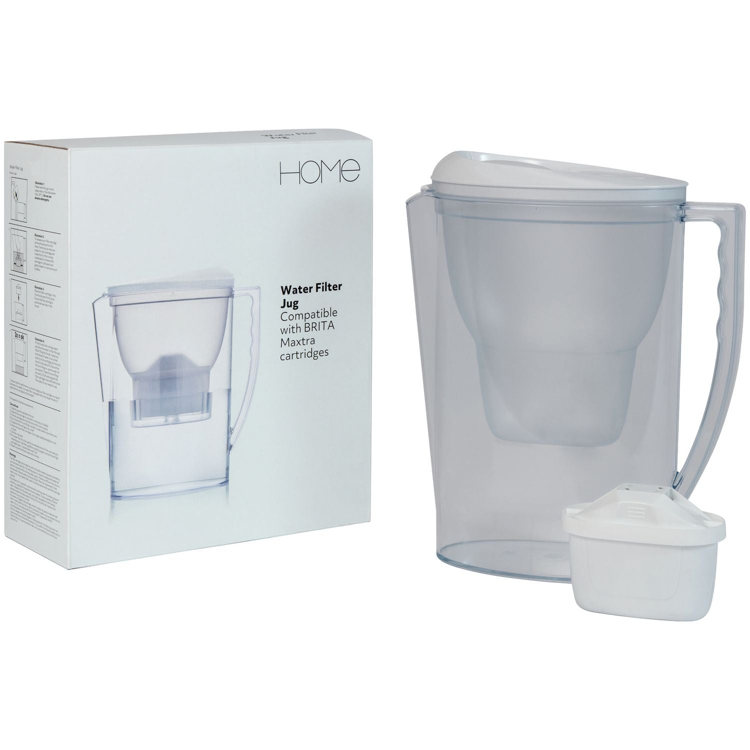 Argos Home Maxtra+ water filter jug, UK version