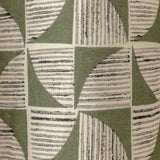 Habitat Cabin Geometric Eyelet Curtains - Green - 168x229cm