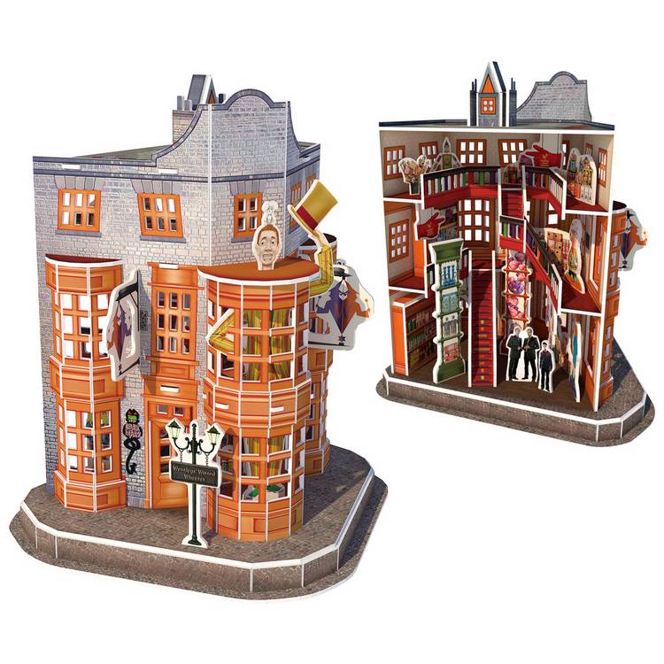 Harry Potter 3D model puzzle Weasley's Wizard Wheezes 62 pieces - British product