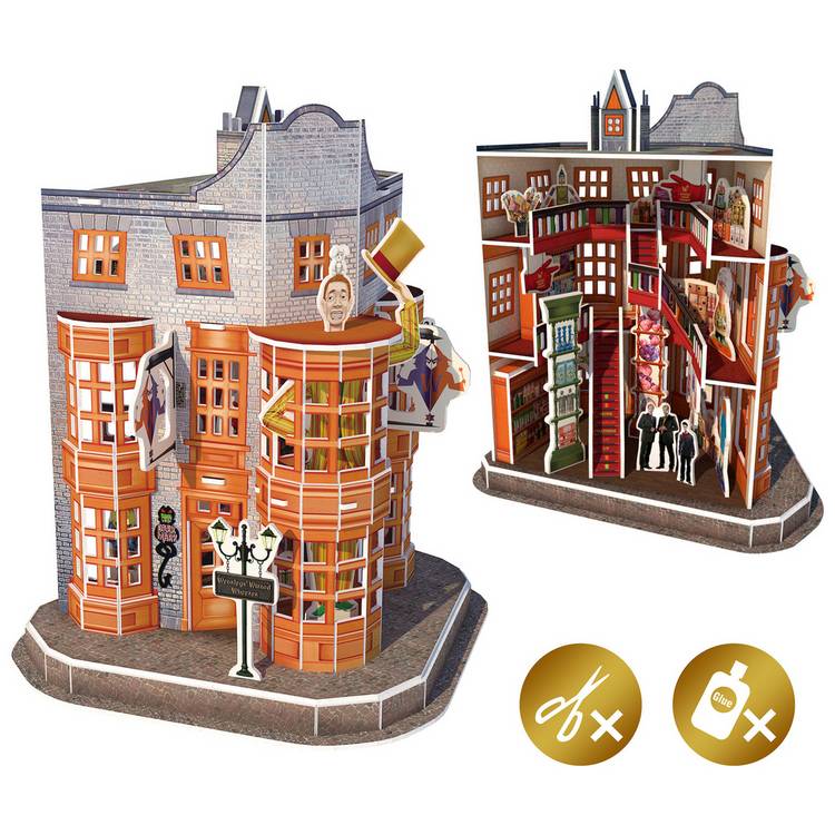 Harry Potter 3D model puzzle Weasley's Wizard Wheezes 62 pieces - British product