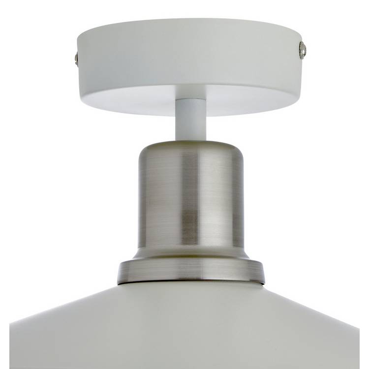 Habitat Pixie flush ceiling light off white, imported from the UK