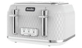 Breville VTT911 Curve 4 Slice Toaster - White and Chrome GOODS Argos