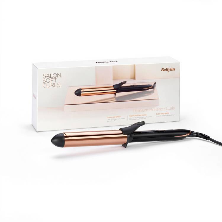 BaByliss Titanium Brilliance hair curler, UK version
