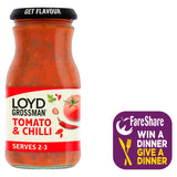 Loyd Grossman Pasta Sauce, Tomato & Chilli 350g Italian Sainsburys   