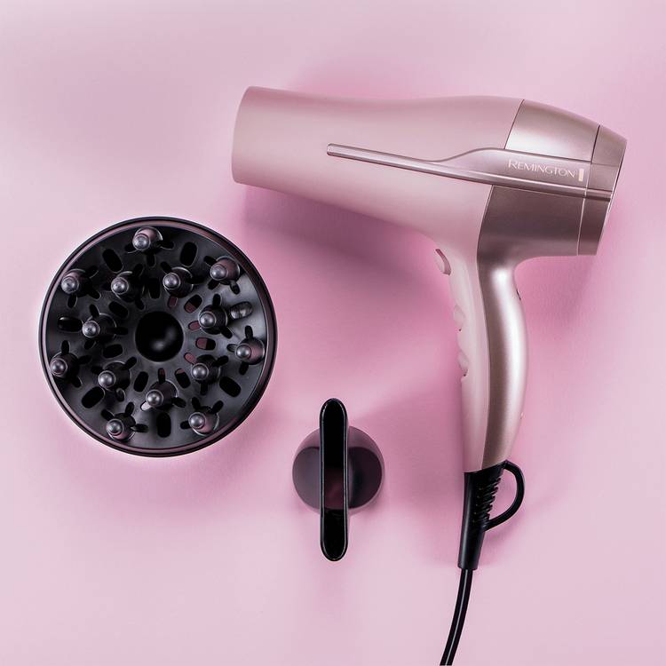 Remington Coconut Smooth hair dryer with diffuser, UK version