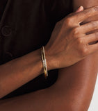 Persée yellow gold diamond Zeus bangle, imported from the UK