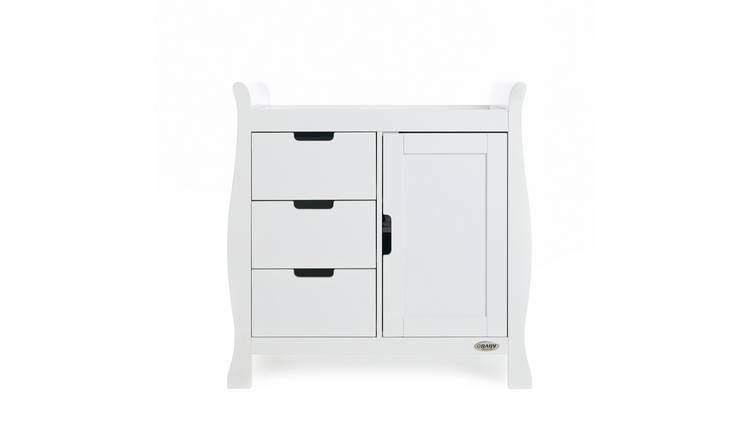 Obaby Stamford Sleigh Changing Unit - White