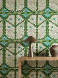 Harlequin Brocha Zamora Wallpaper in Beechwood Lagoon, 10m x 52cm
