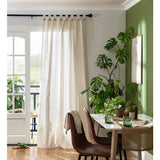 Habitat button voile tab top panel natural - UK version