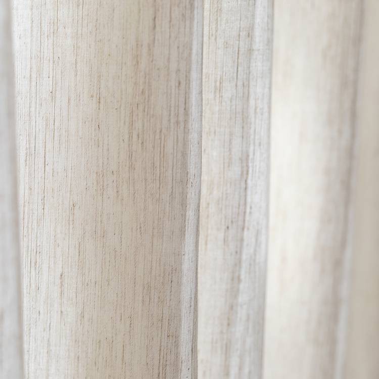 Habitat button voile tab top panel natural - UK version