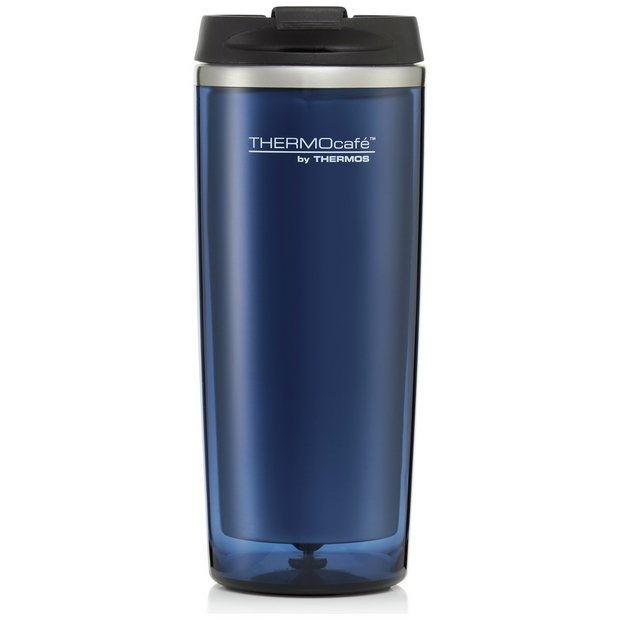Thermocafe travel mugs midnight blue 350ml (British brand)