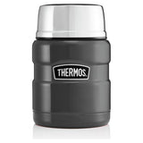 Thermos food flask gun metal 470ml (British brand)