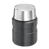 Thermos food flask gun metal 470ml (British brand)