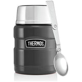 Thermos food flask gun metal 470ml (British brand)