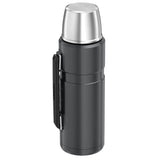 Thermos stainless steel king flask 1.2L gunmetal grey - British product