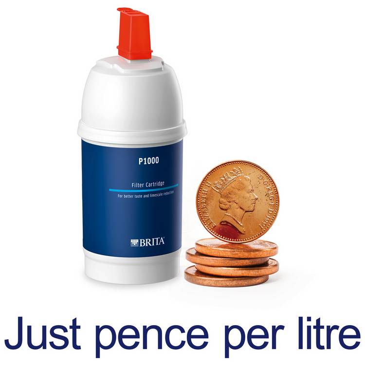 Brita P1000 tap water filter cartridge - British product
